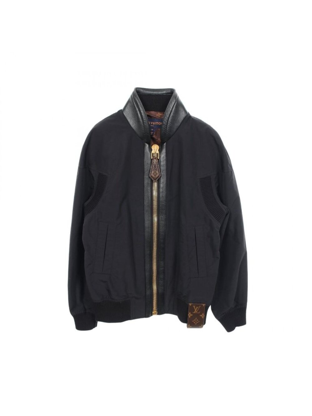 Louis Vuitton Monogram Short Jacket Fbp Nylon Leather Logo